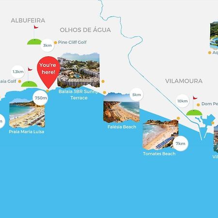 Appartamento Balaia 3Br Sunny Terrace Albufeira Esterno foto